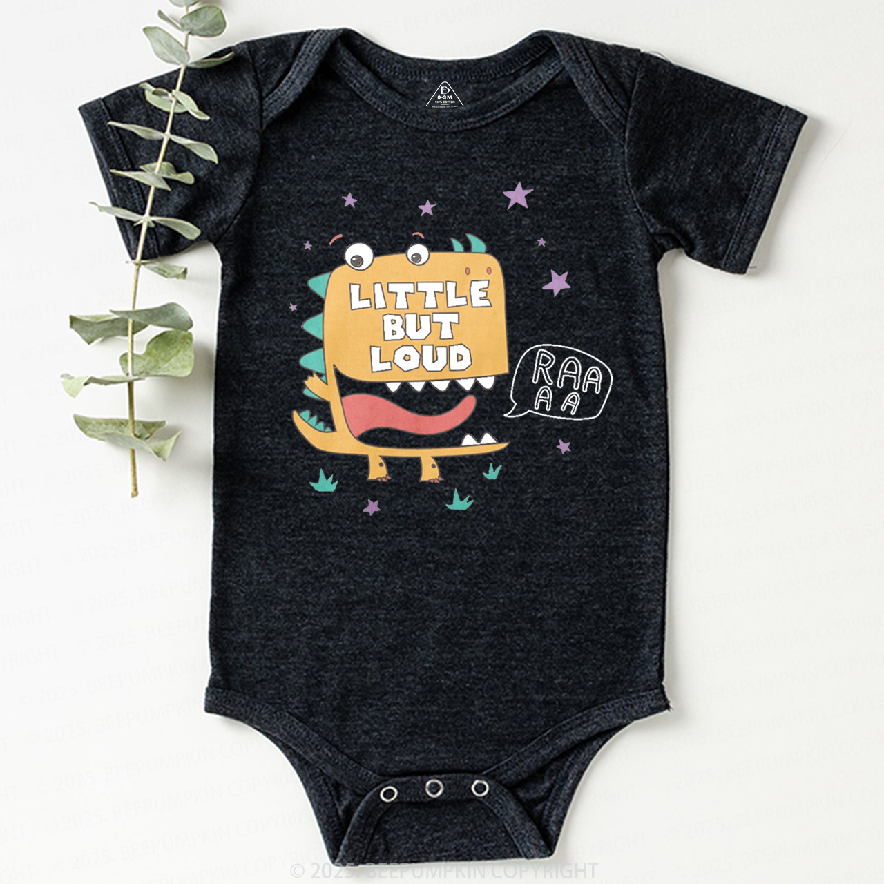Little But Loud Dinosaur Bodysuit Beepumpkin