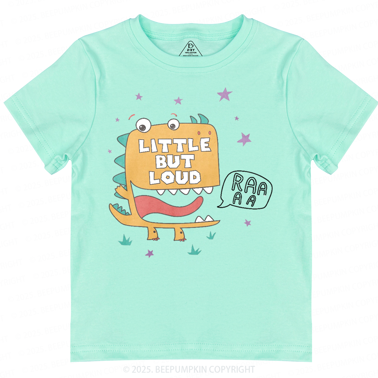 Little But Loud Dinosaur Toddler&Kid's Tees Beepumpkin