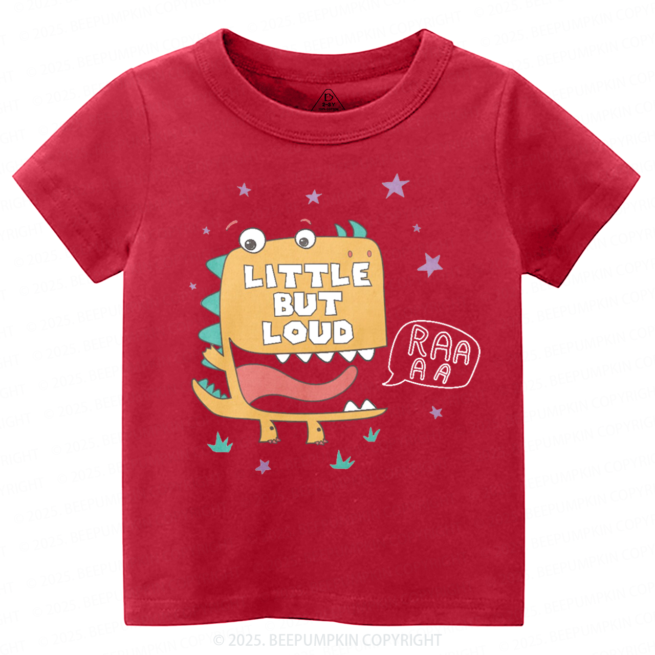 Little But Loud Dinosaur Toddler&Kid's Tees Beepumpkin
