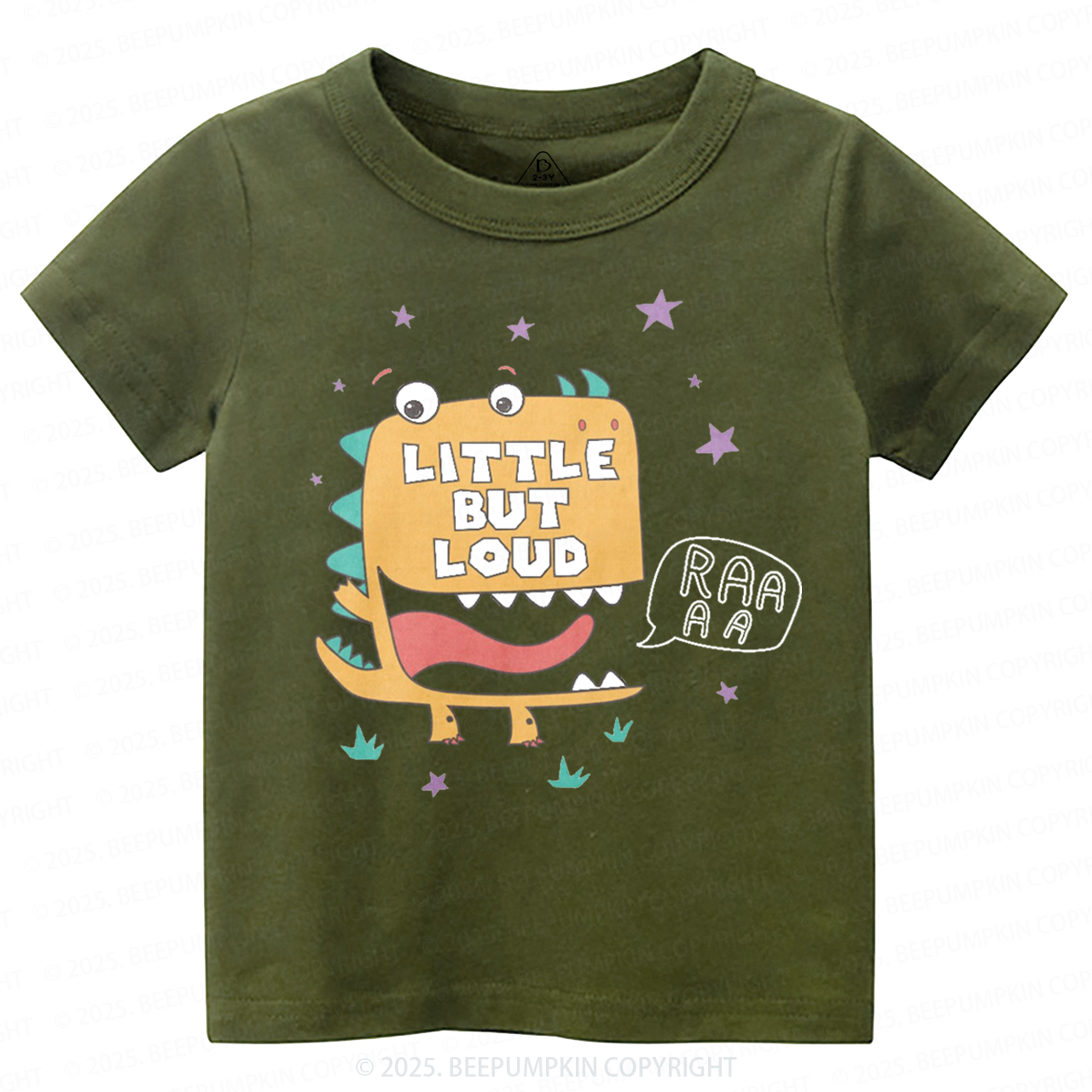 Little But Loud Dinosaur Toddler&Kid's Tees Beepumpkin