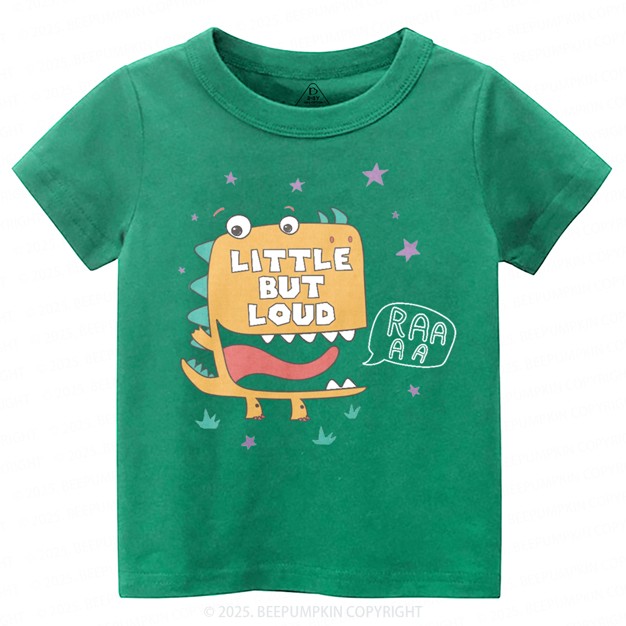 Little But Loud Dinosaur Toddler&Kid's Tees Beepumpkin
