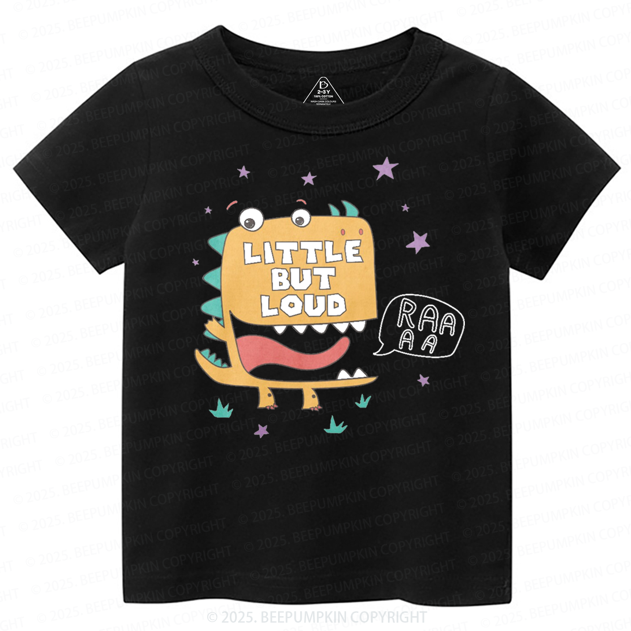 Little But Loud Dinosaur Toddler&Kid's Tees Beepumpkin