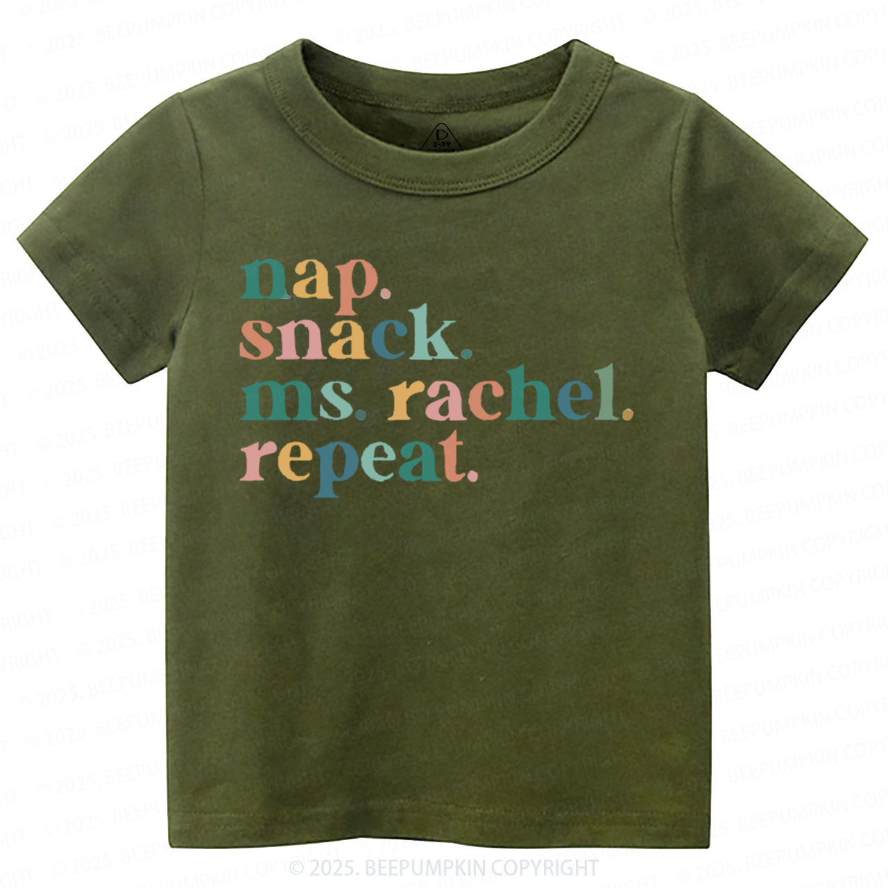 Nap Snack Ms. Rachel Repeat Toddler&Kid's Tees Beepumpkin