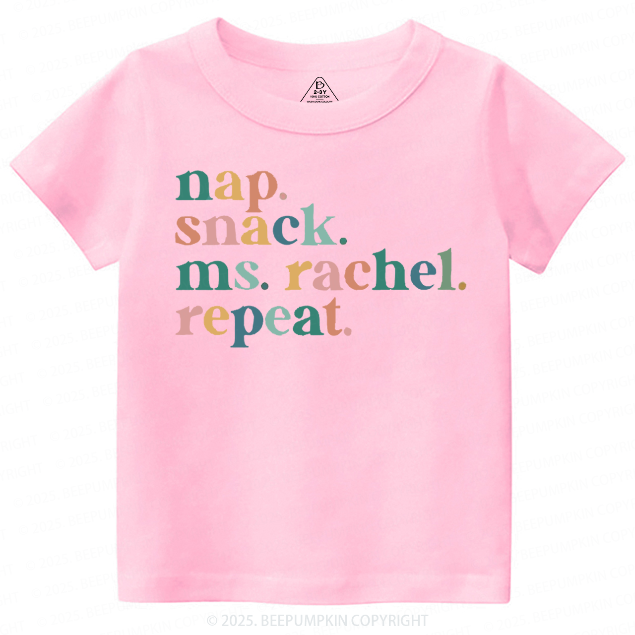 Nap Snack Ms. Rachel Repeat Toddler&Kid's Tees Beepumpkin