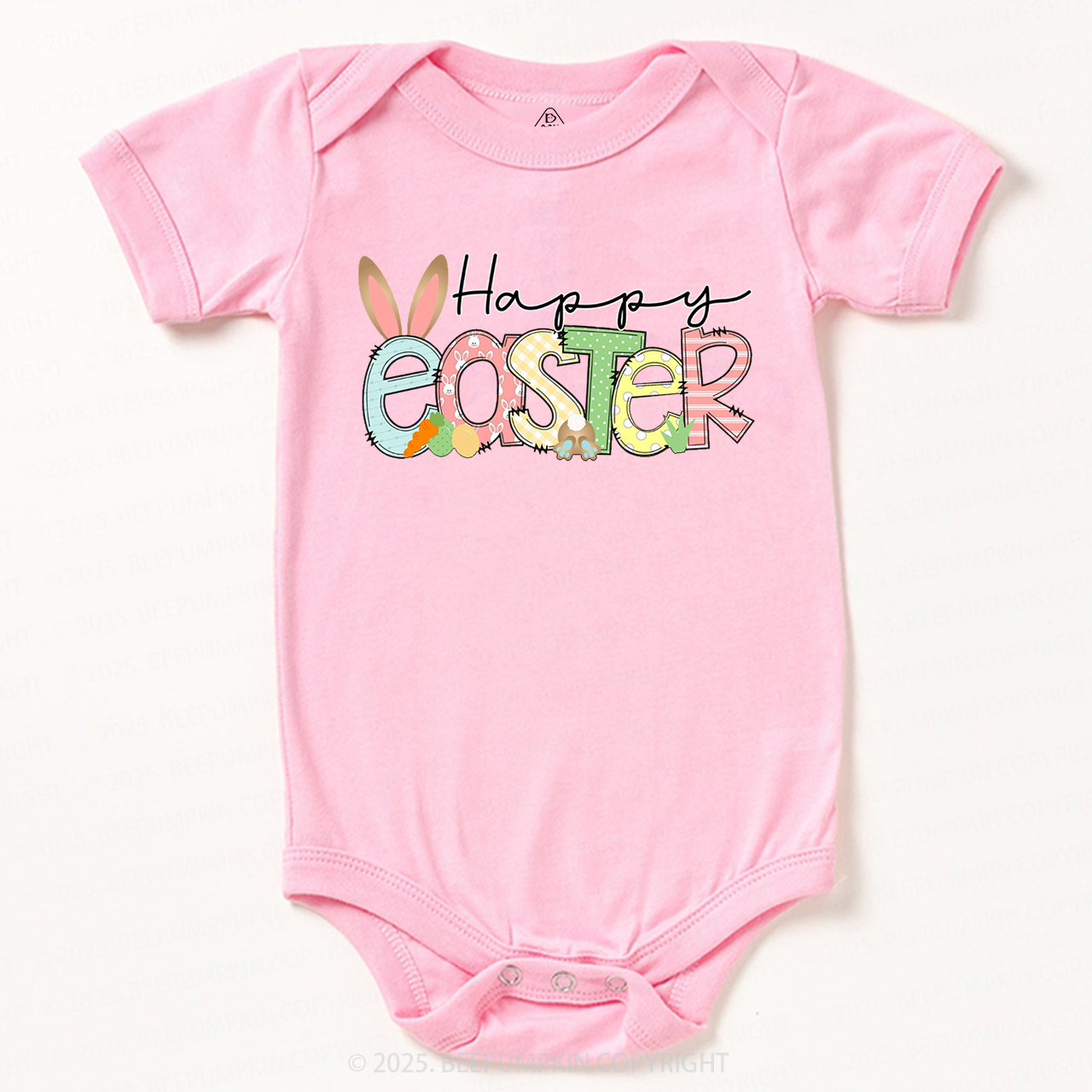 Personalized Name Happy Easter Bodysuit Beepumpkin
