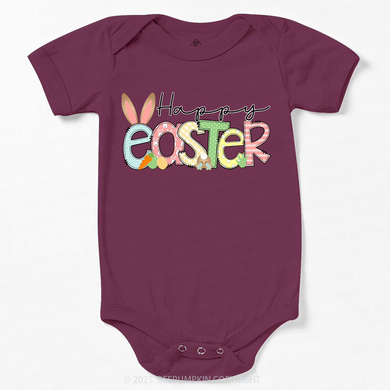 Personalized Name Happy Easter Bodysuit Beepumpkin