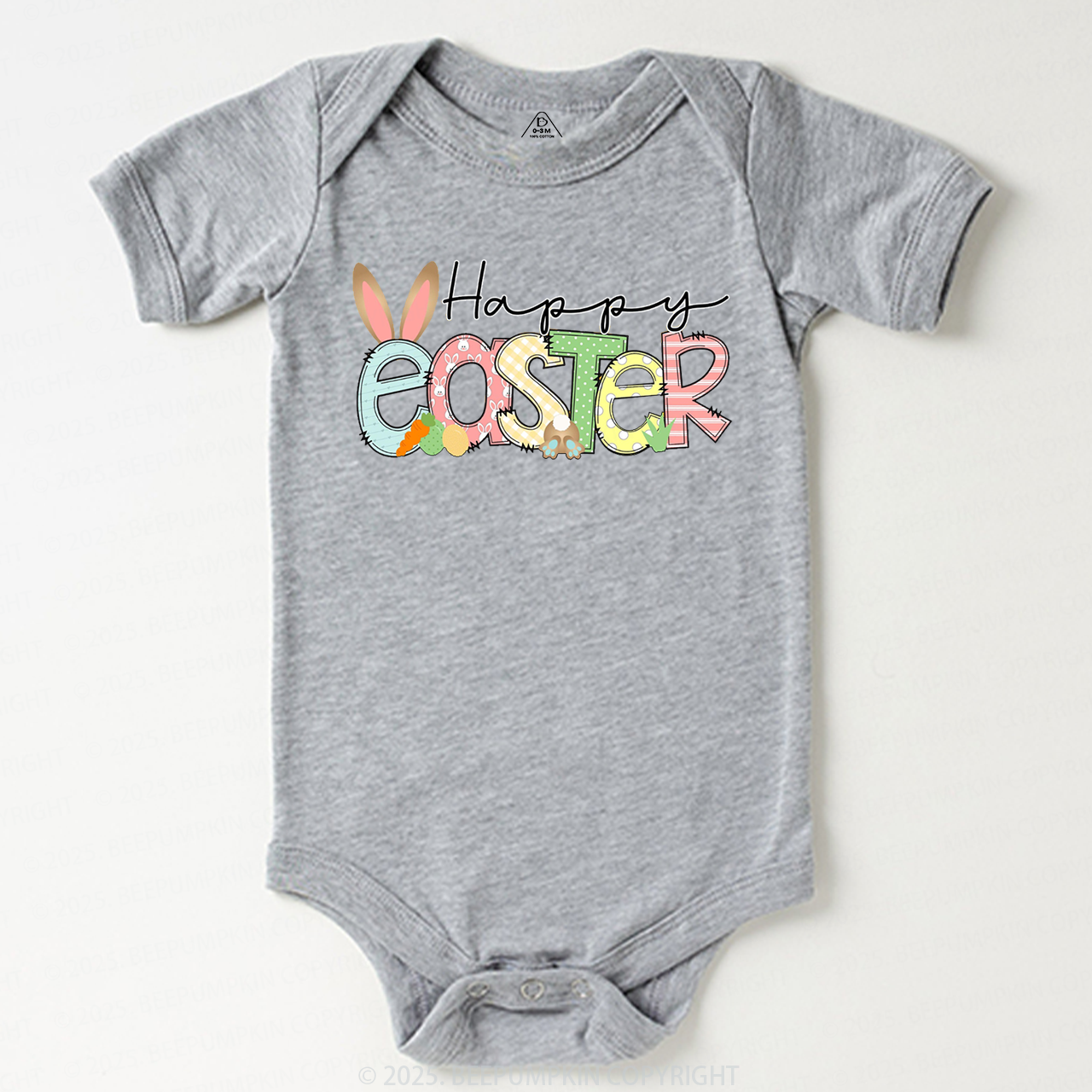 Personalized Name Happy Easter Bodysuit Beepumpkin