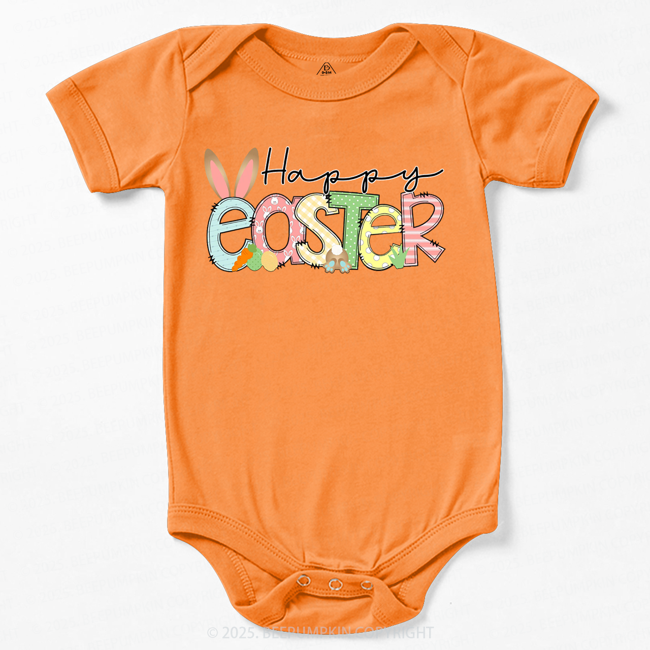 Personalized Name Happy Easter Bodysuit Beepumpkin