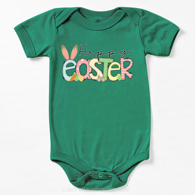 Personalized Name Happy Easter Bodysuit Beepumpkin