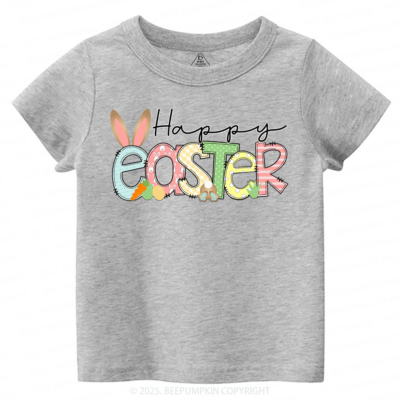 Personalized Name Happy Easter Toddler&Kid's Tees Beepumpkin
