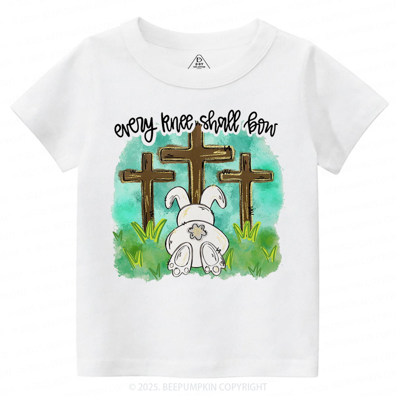 Every Knee Shall Bow Toddler&Kid's Tees Beepumpkin