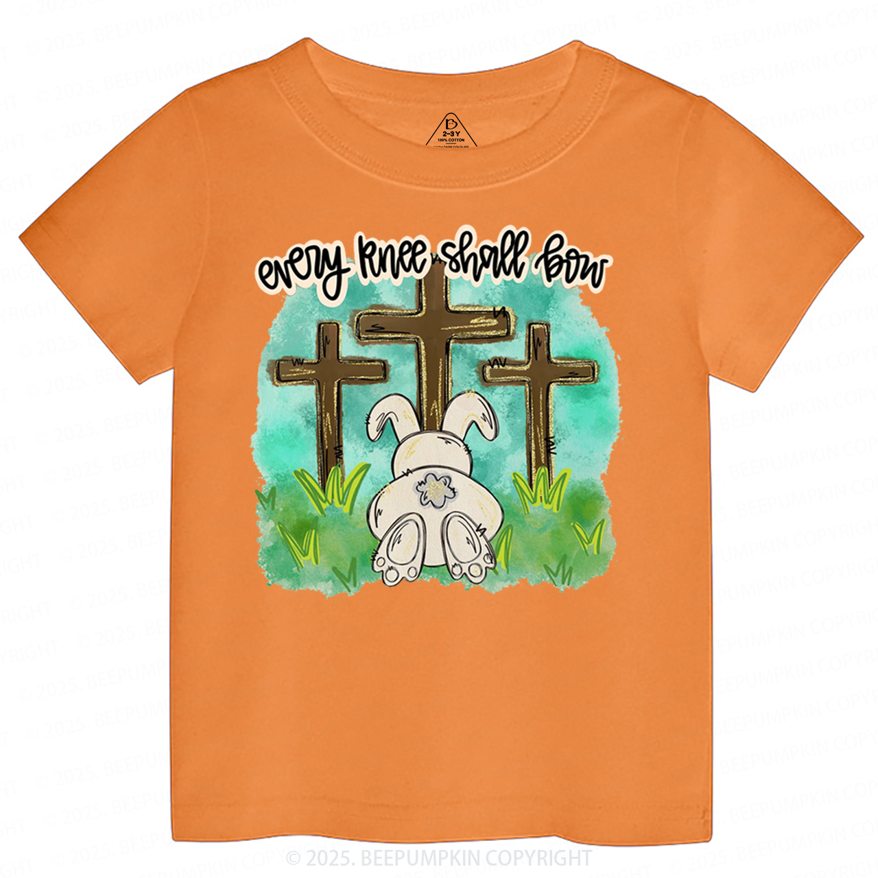 Every Knee Shall Bow Toddler&Kid's Tees Beepumpkin