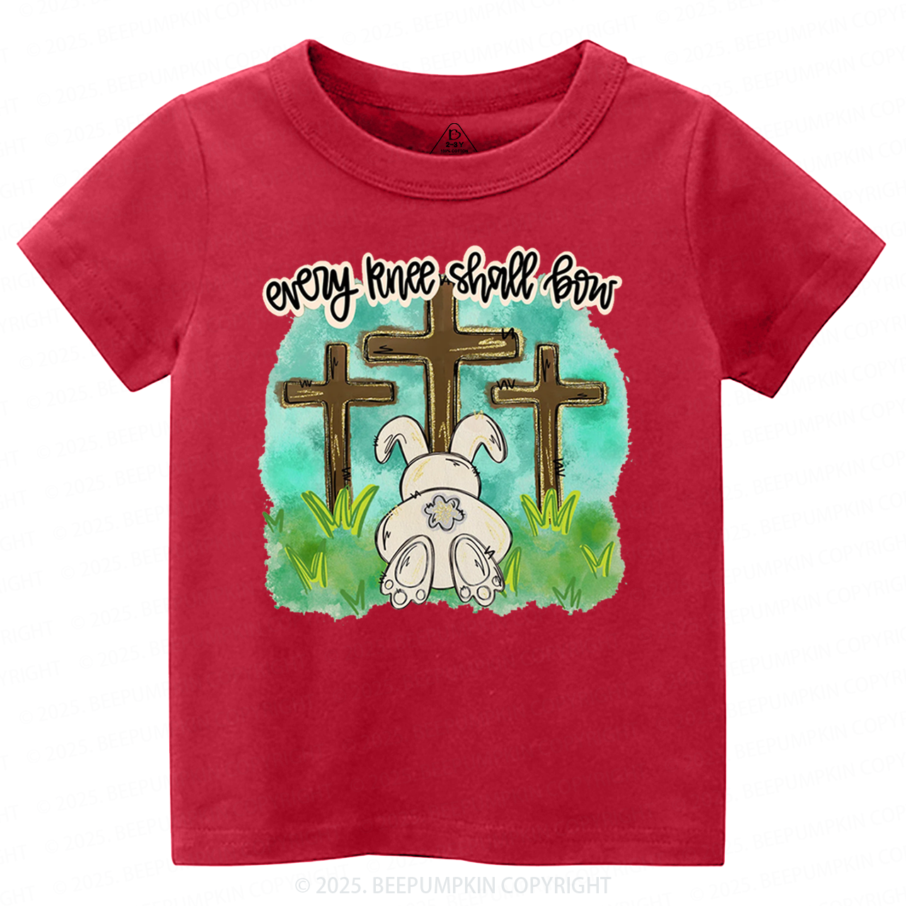 Every Knee Shall Bow Toddler&Kid's Tees Beepumpkin