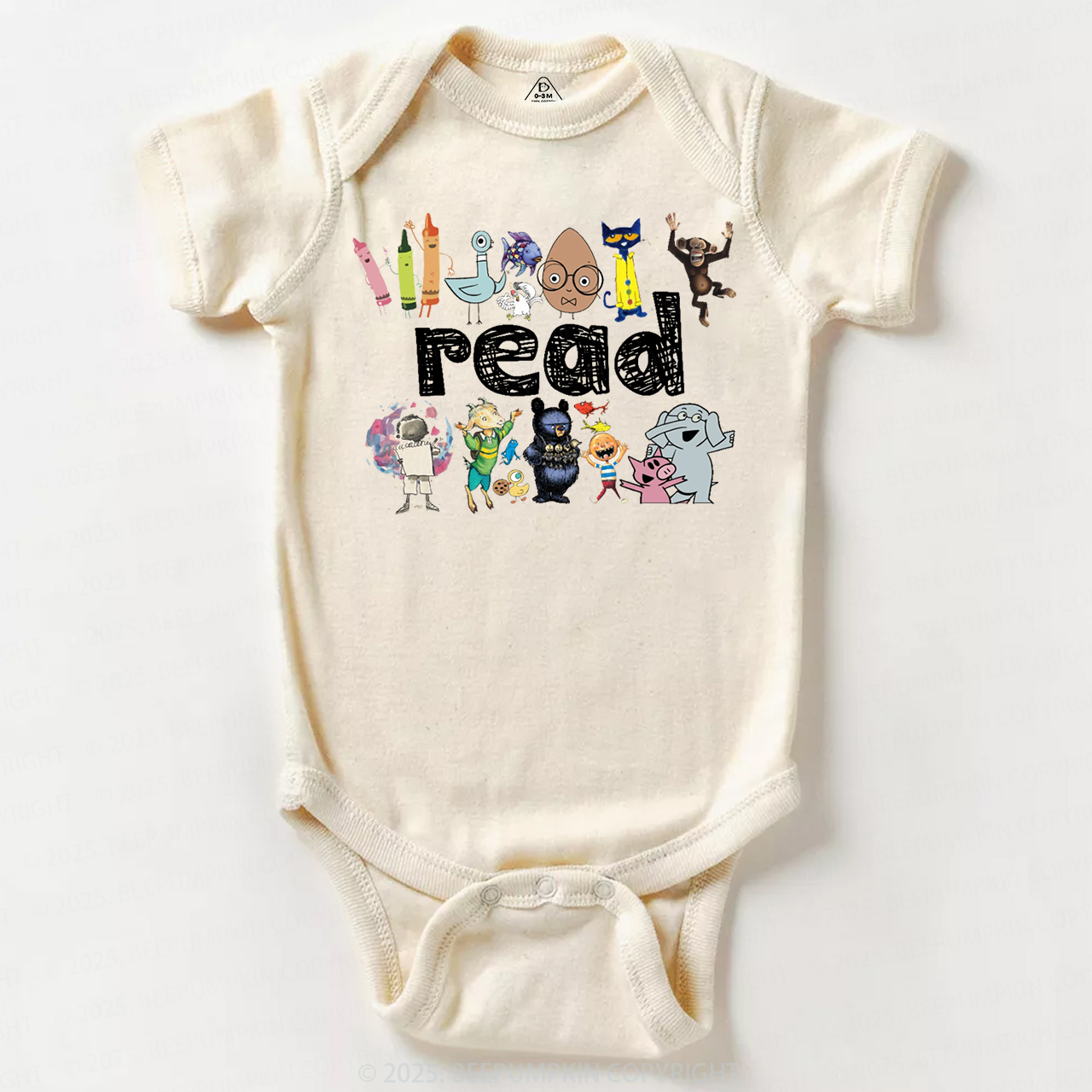 Read Children's Books Bodysuit Beepumpkin