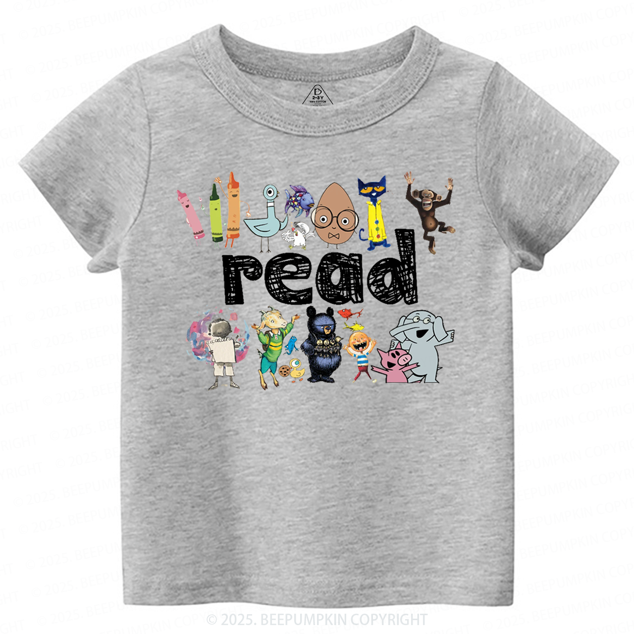 Read Children's Books Toddler&Kid's Tees Beepumpkin