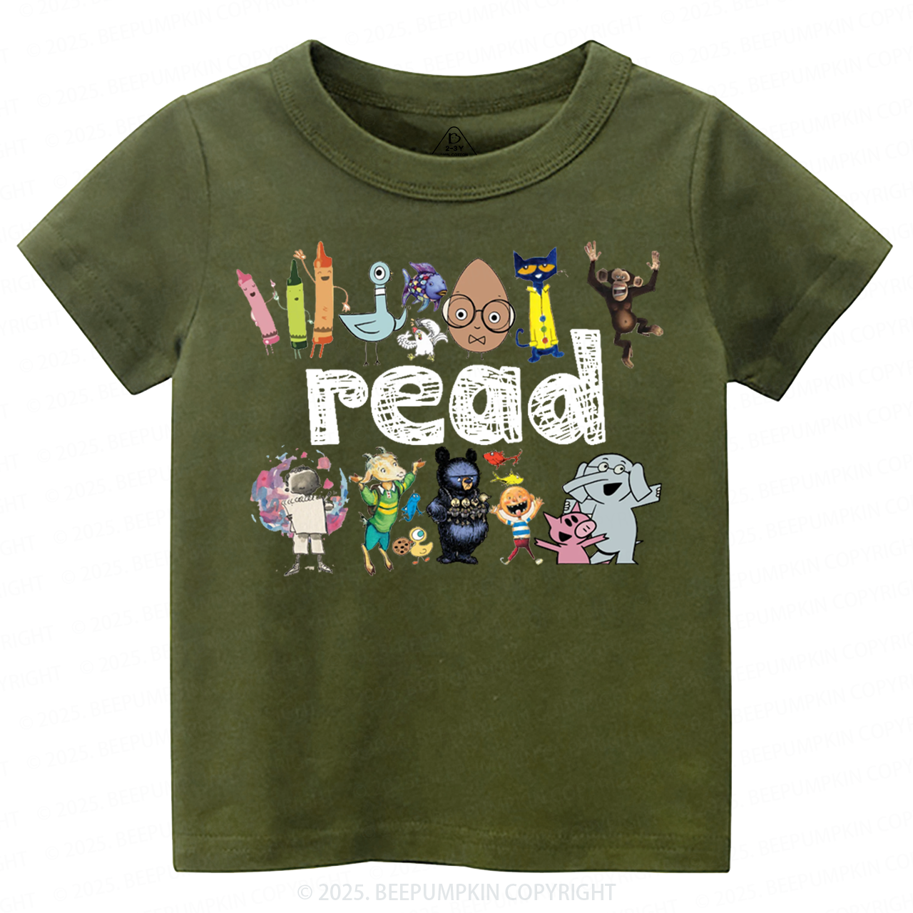 Read Children's Books Toddler&Kid's Tees Beepumpkin