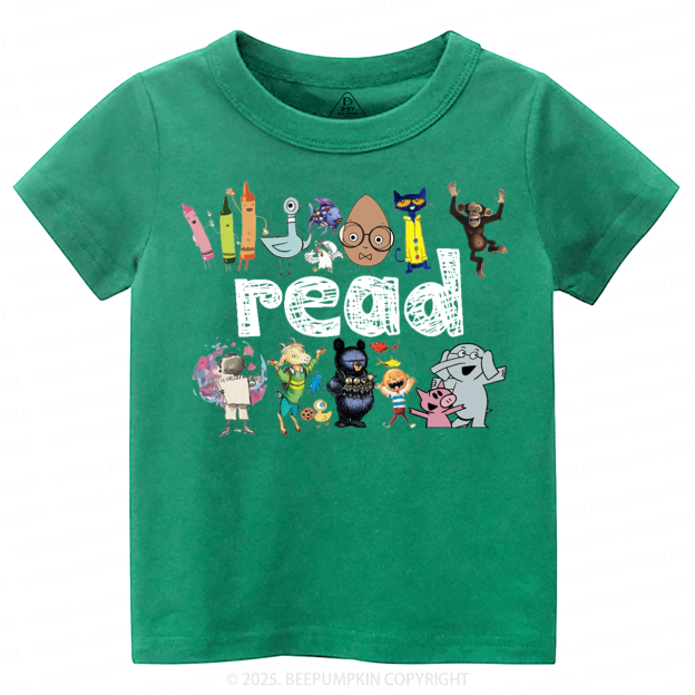 Read Children's Books Toddler&Kid's Tees Beepumpkin