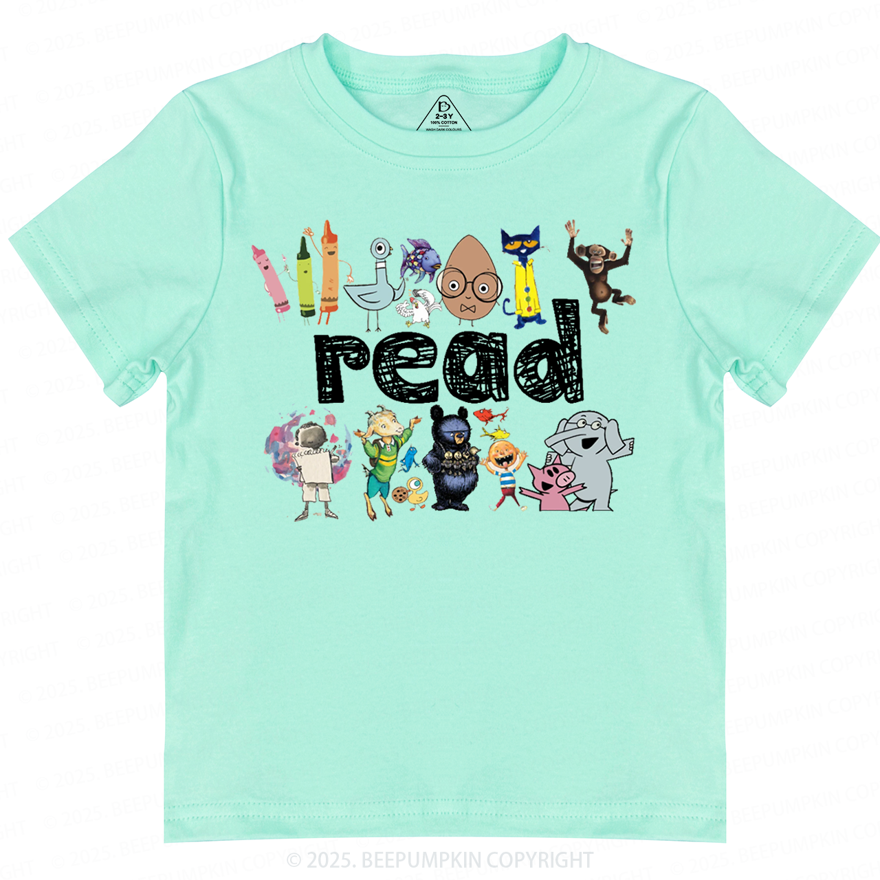 Read Children's Books Toddler&Kid's Tees Beepumpkin
