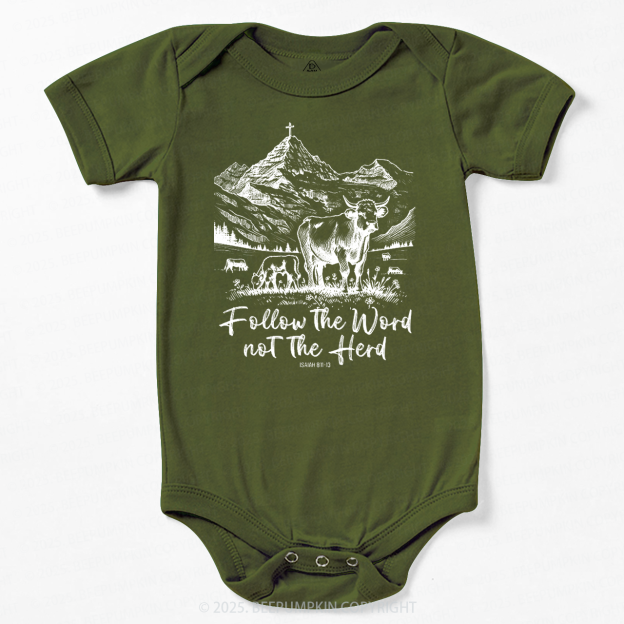 Follow The Word Not The Herd Bodysuit Beepumpkin