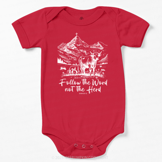 Follow The Word Not The Herd Bodysuit Beepumpkin