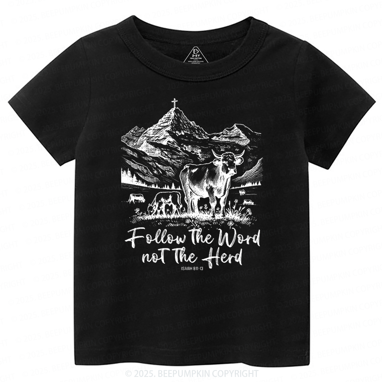 Follow The Word Not The Herd Toddler&Kid's Tees Beepumpkin