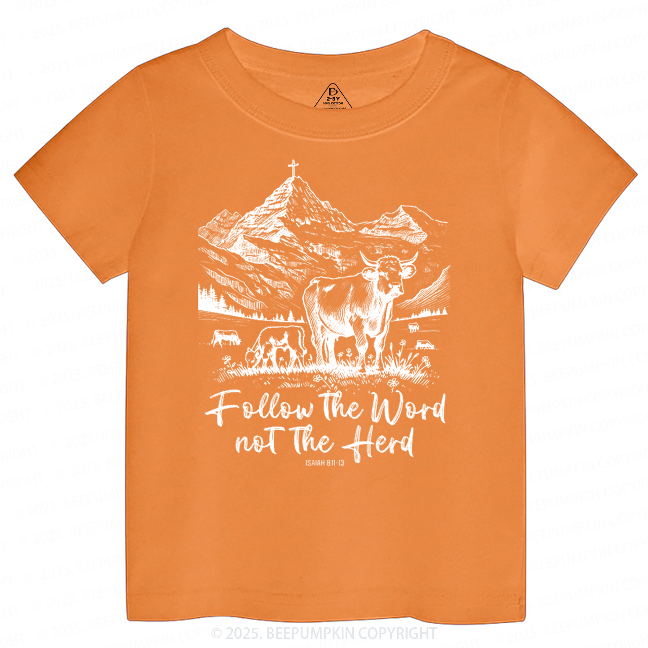 Follow The Word Not The Herd Toddler&Kid's Tees Beepumpkin