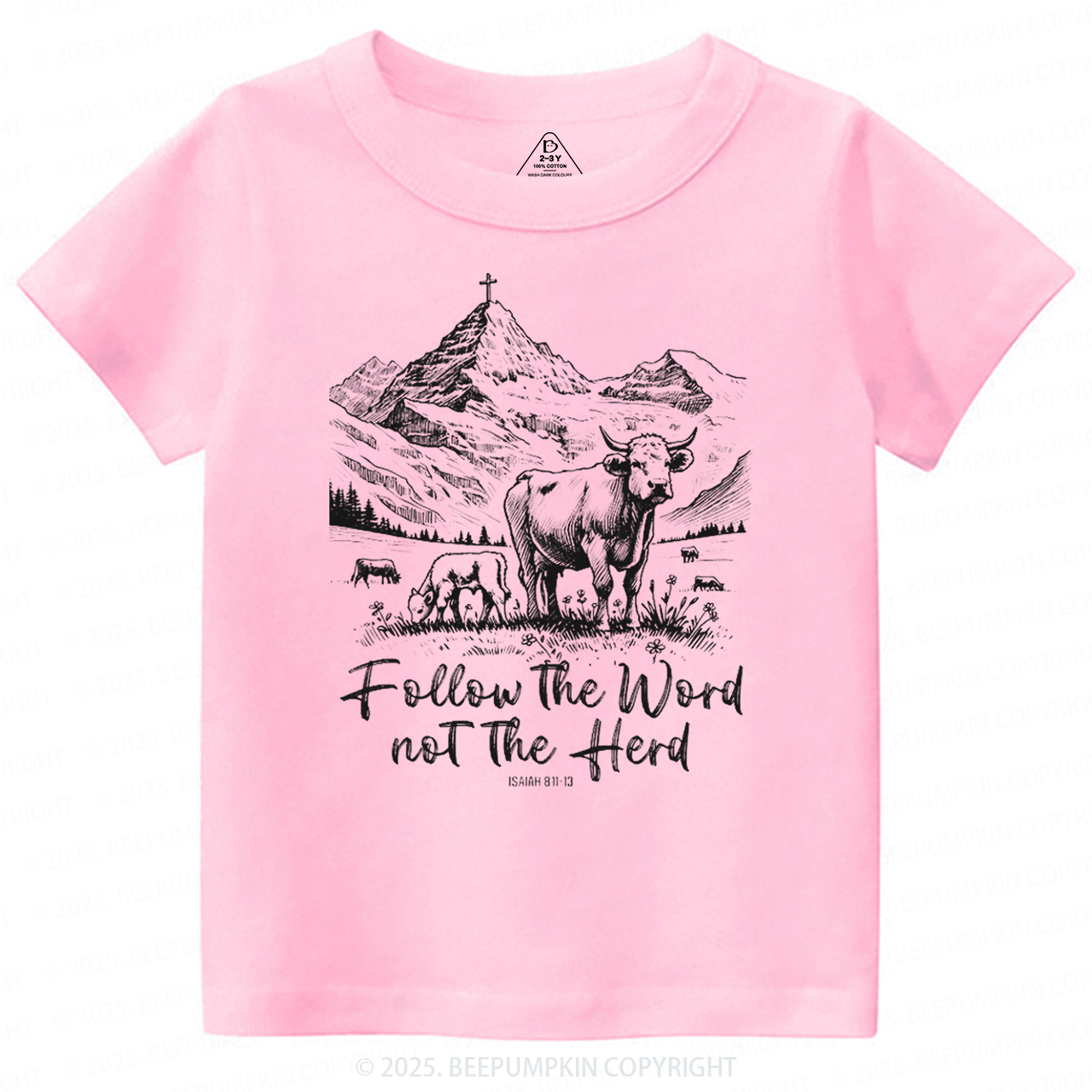 Follow The Word Not The Herd Toddler&Kid's Tees Beepumpkin