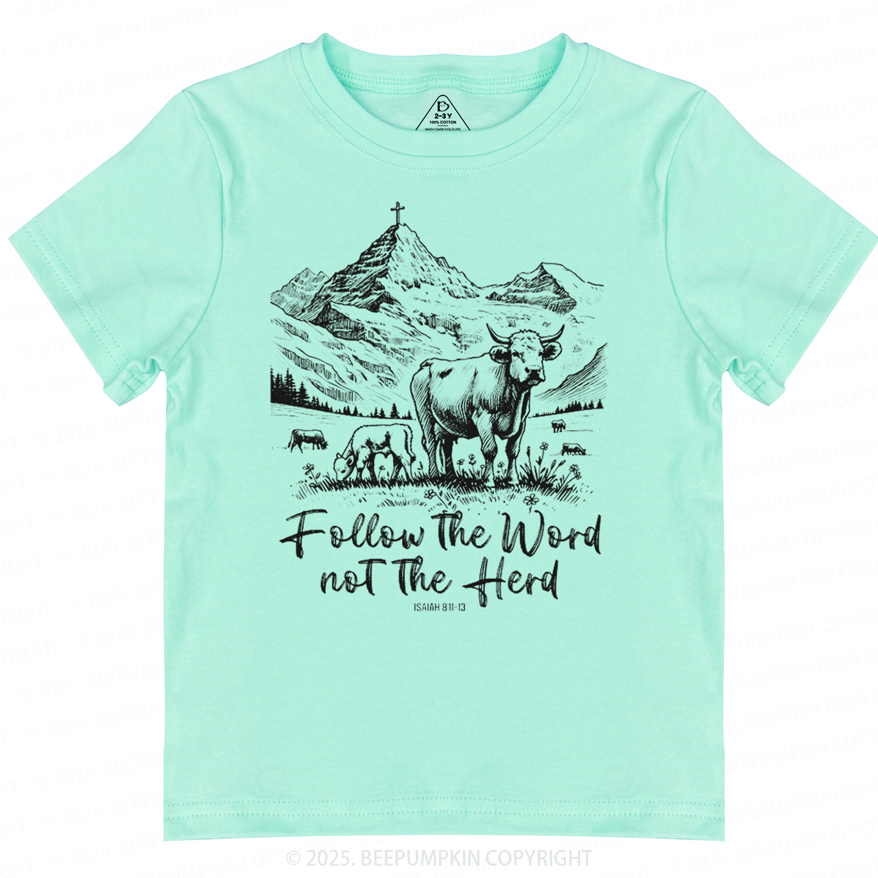 Follow The Word Not The Herd Toddler&Kid's Tees Beepumpkin