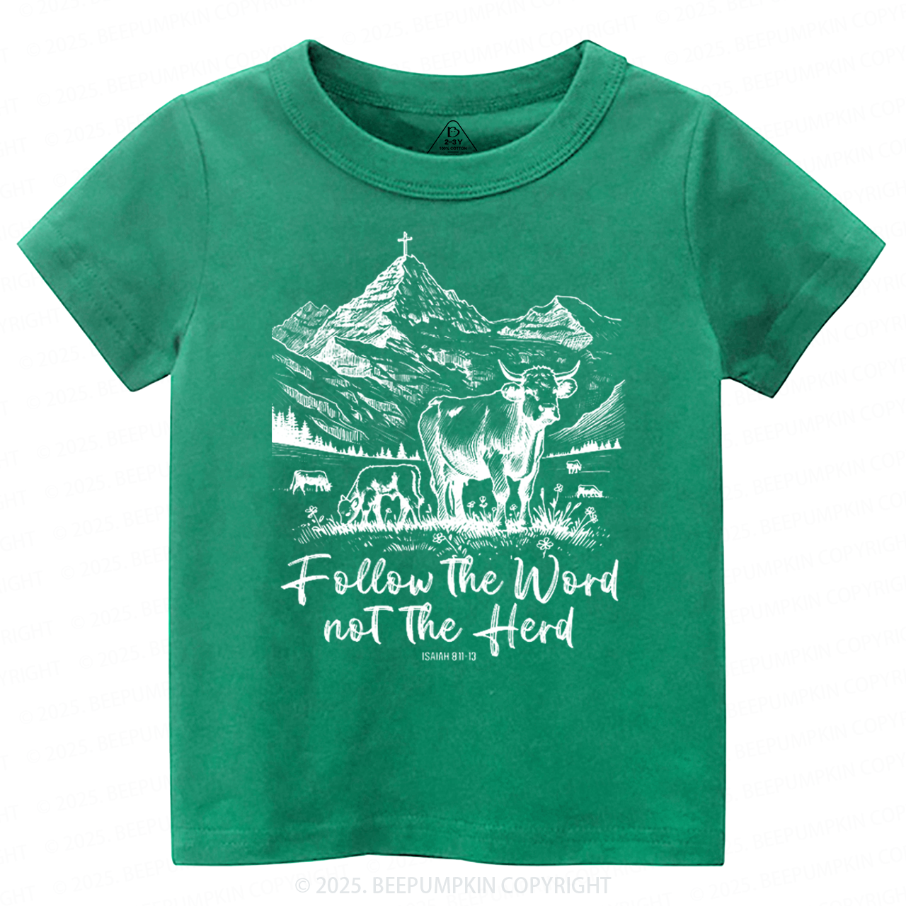 Follow The Word Not The Herd Toddler&Kid's Tees Beepumpkin