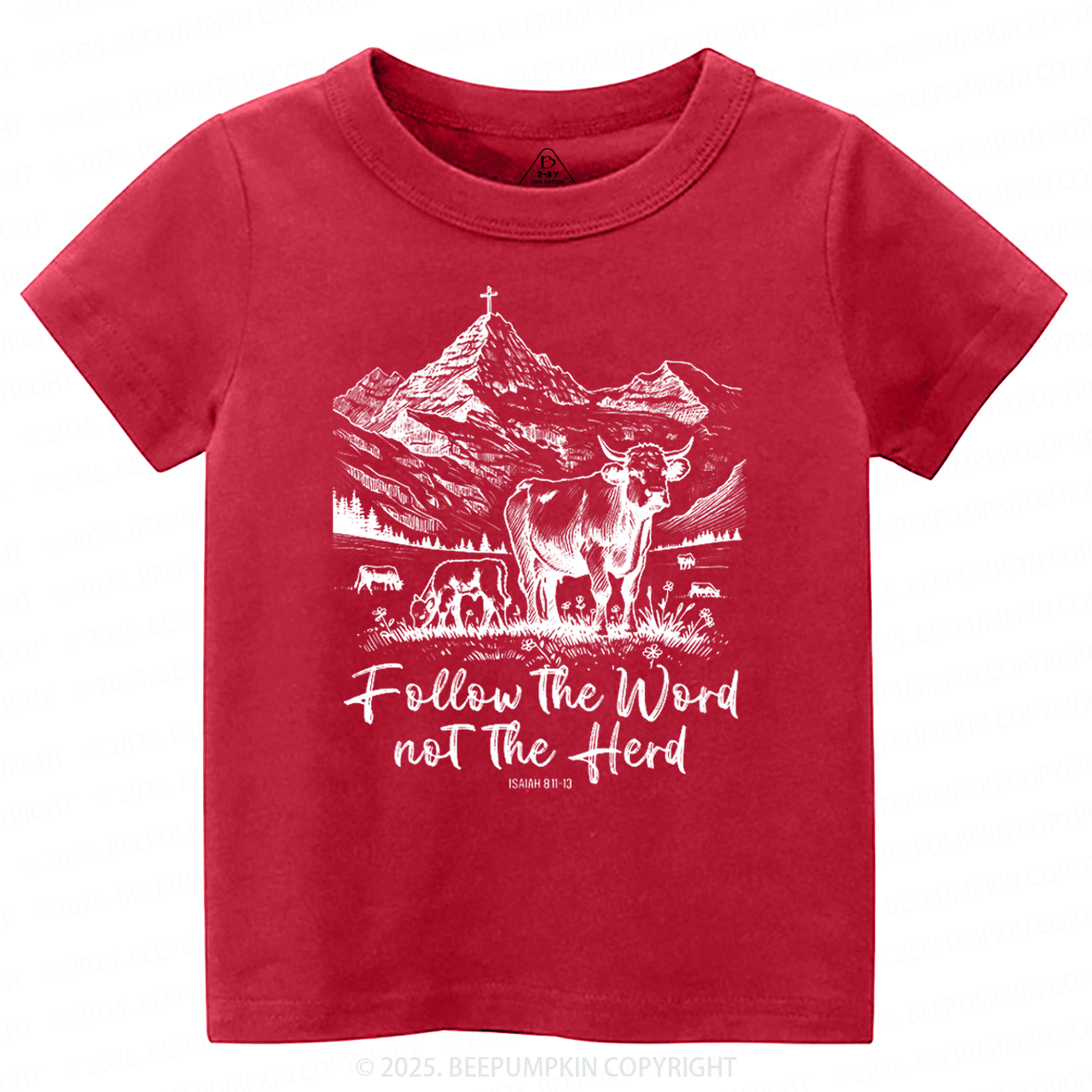 Follow The Word Not The Herd Toddler&Kid's Tees Beepumpkin