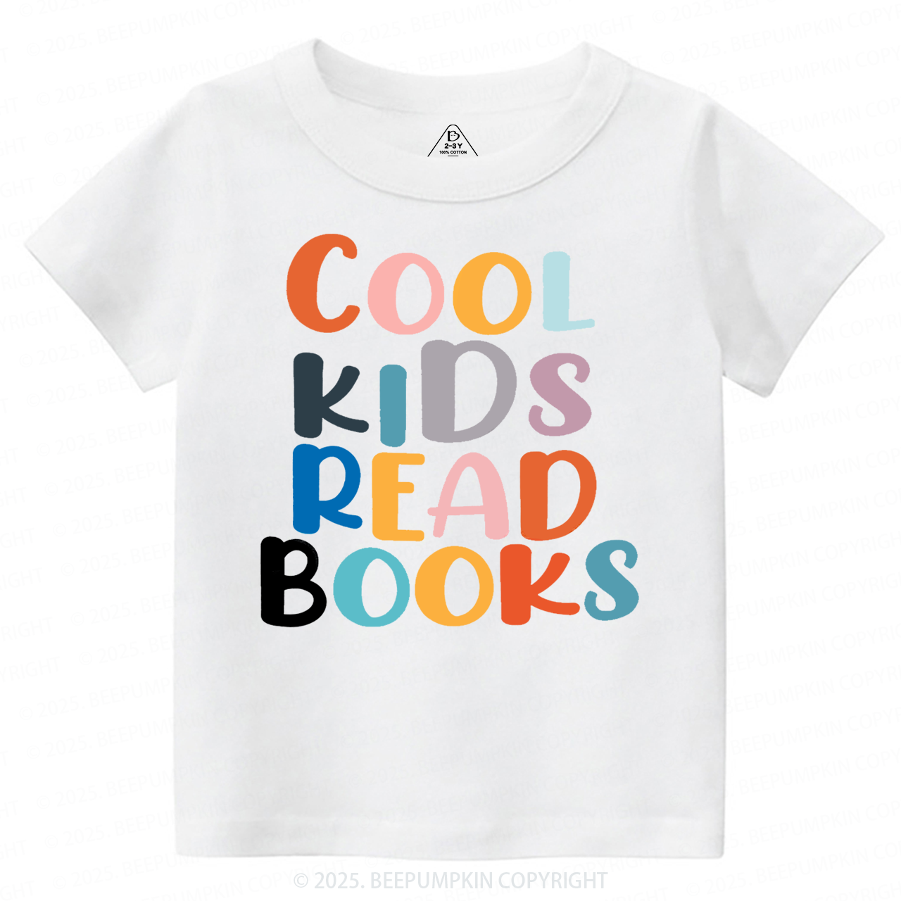 Cool Kids Read Books Toddler&Kid's Tees Beepumpkin