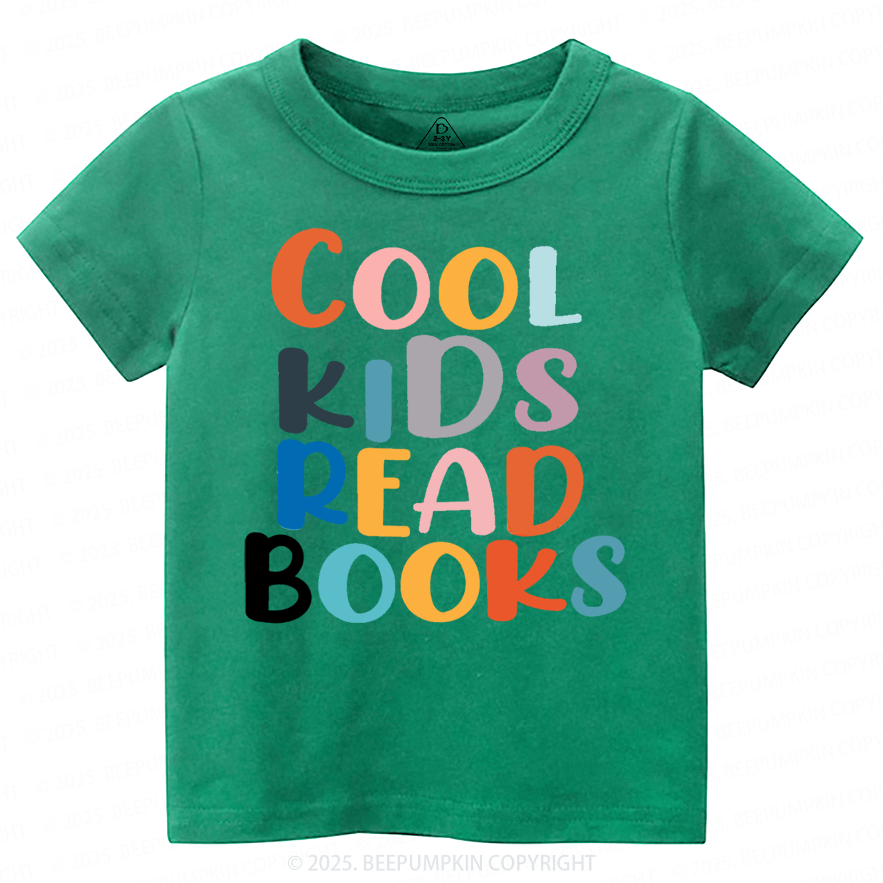 Cool Kids Read Books Toddler&Kid's Tees Beepumpkin