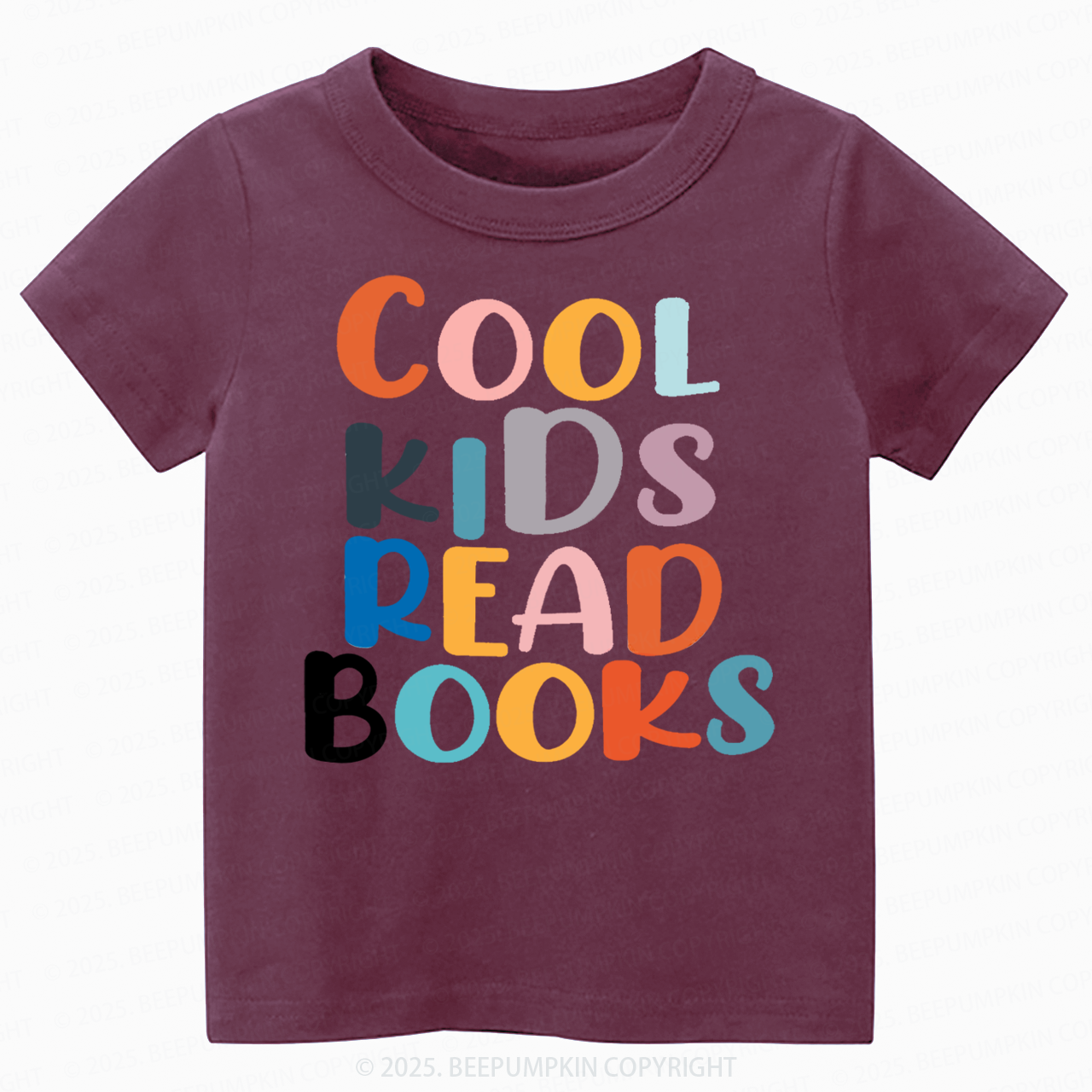 Cool Kids Read Books Toddler&Kid's Tees Beepumpkin