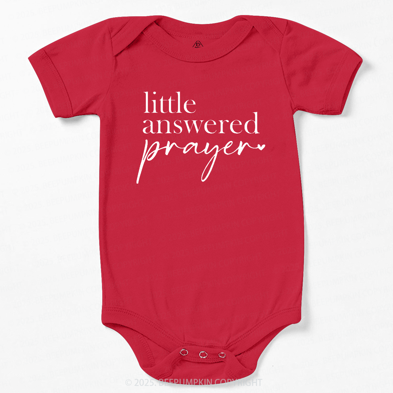 Little Answered Prayer Baby Bodysuit Beepumpkin