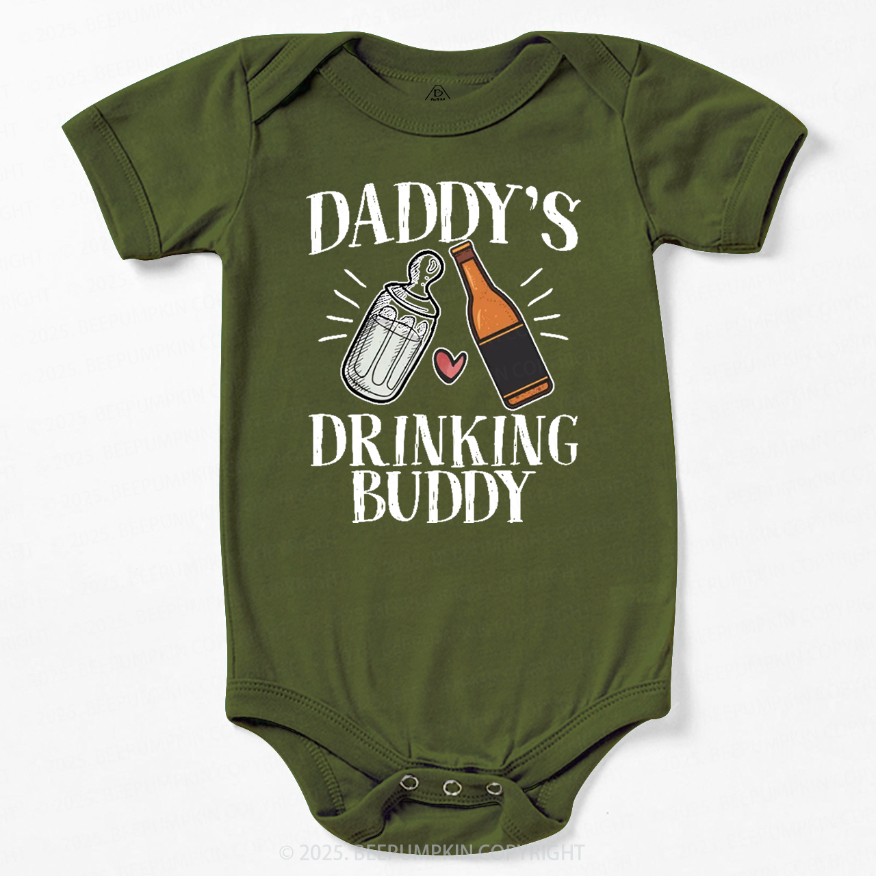 Daddy's Drinking Buddy Bodysuit Beepumpkin