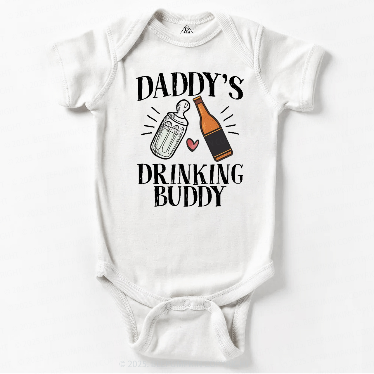 Daddy's Drinking Buddy Bodysuit Beepumpkin
