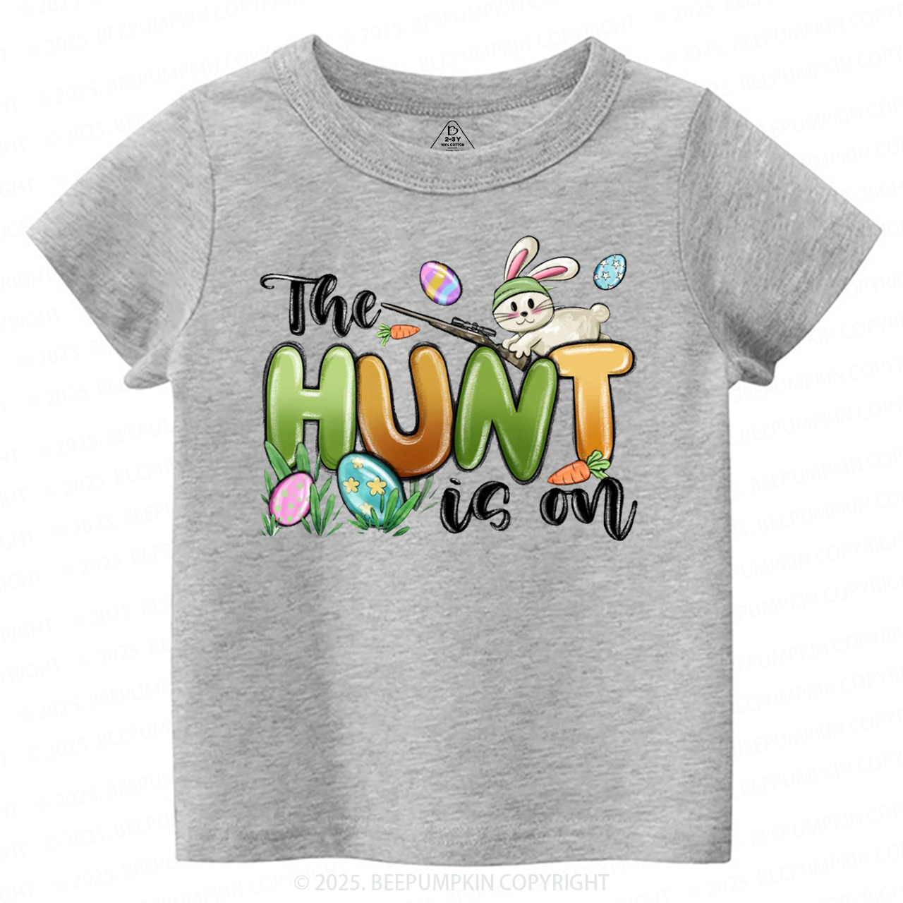 The Hunt Is On Easter Toddler&Kid's Tees Beepumpkin
