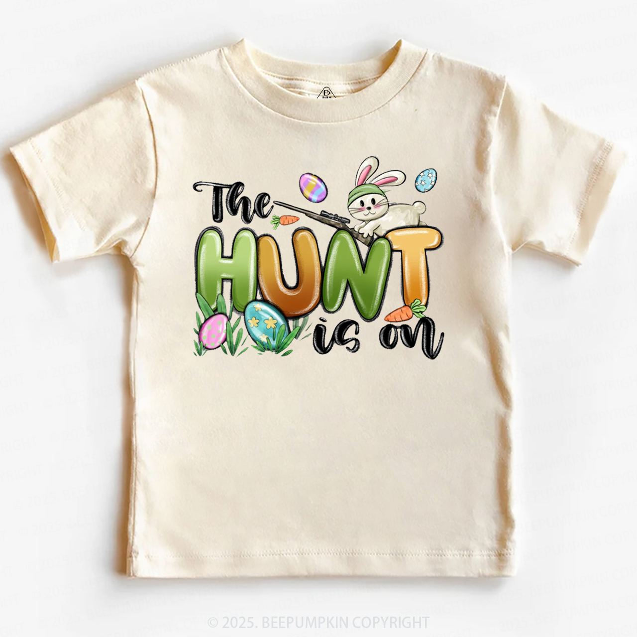 The Hunt Is On Easter Toddler&Kid's Tees Beepumpkin