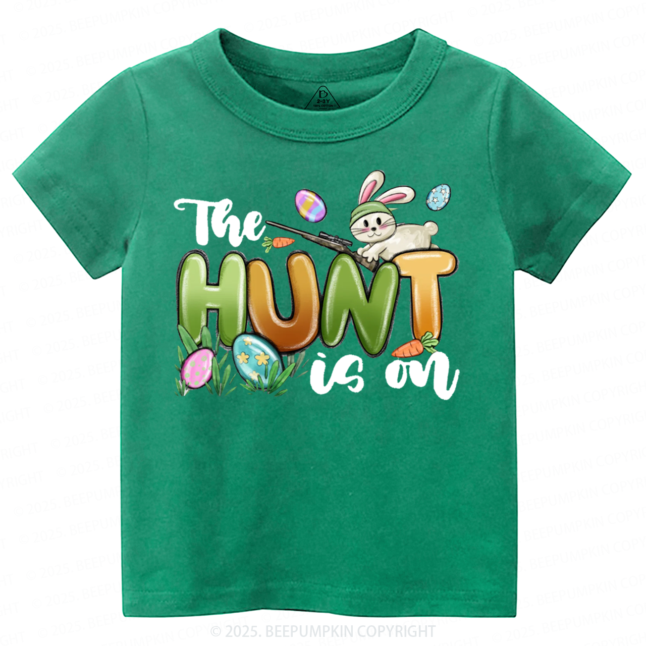 The Hunt Is On Easter Toddler&Kid's Tees Beepumpkin