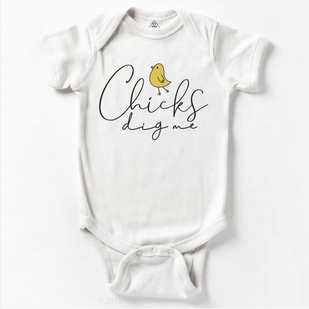 Chicks Dig Me Bodysuit Beepumpkin