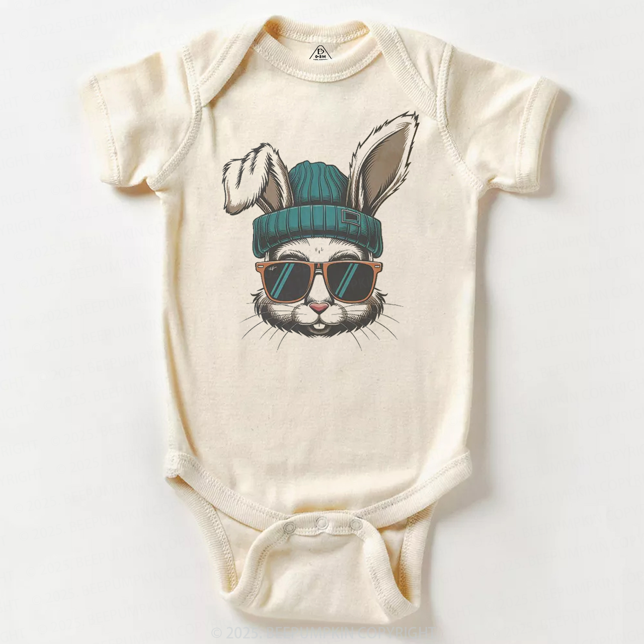 Hipster Bunny Bodysuit Beepumpkin