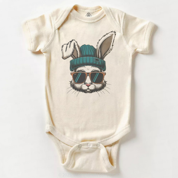 Hipster Bunny Bodysuit Beepumpkin