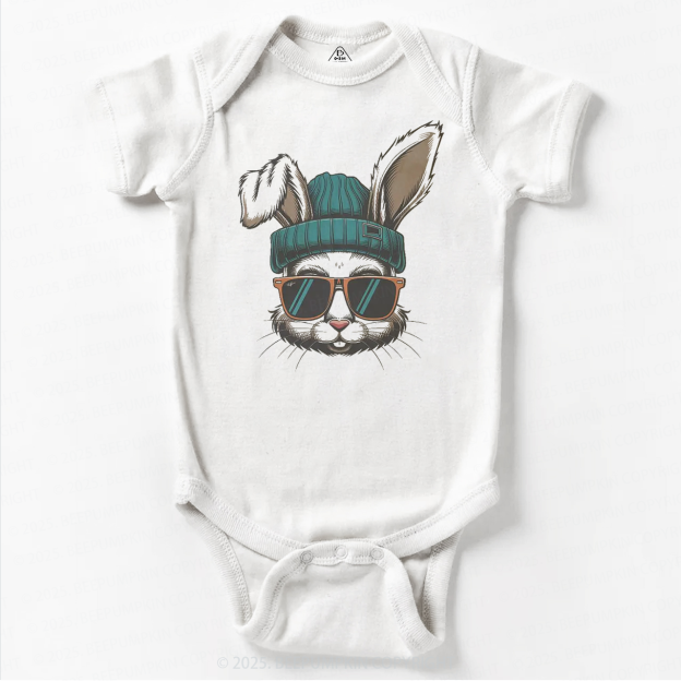 Hipster Bunny Bodysuit Beepumpkin
