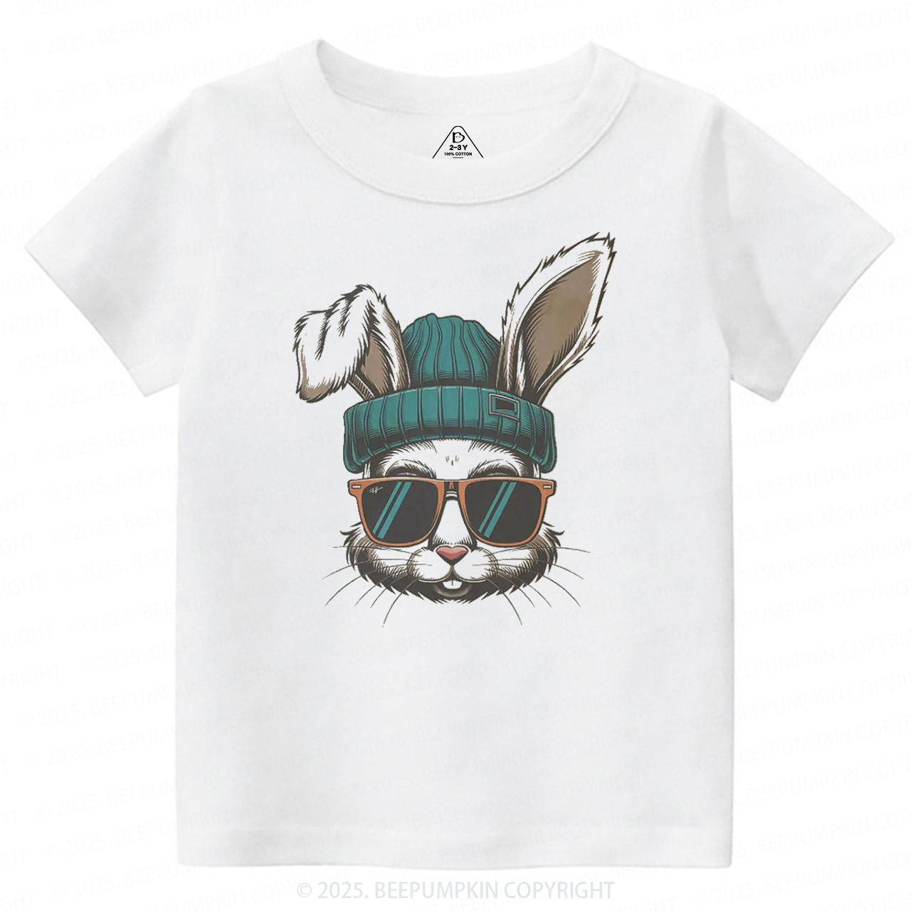 Hipster Bunny Toddler&Kid's Tees Beepumpkin