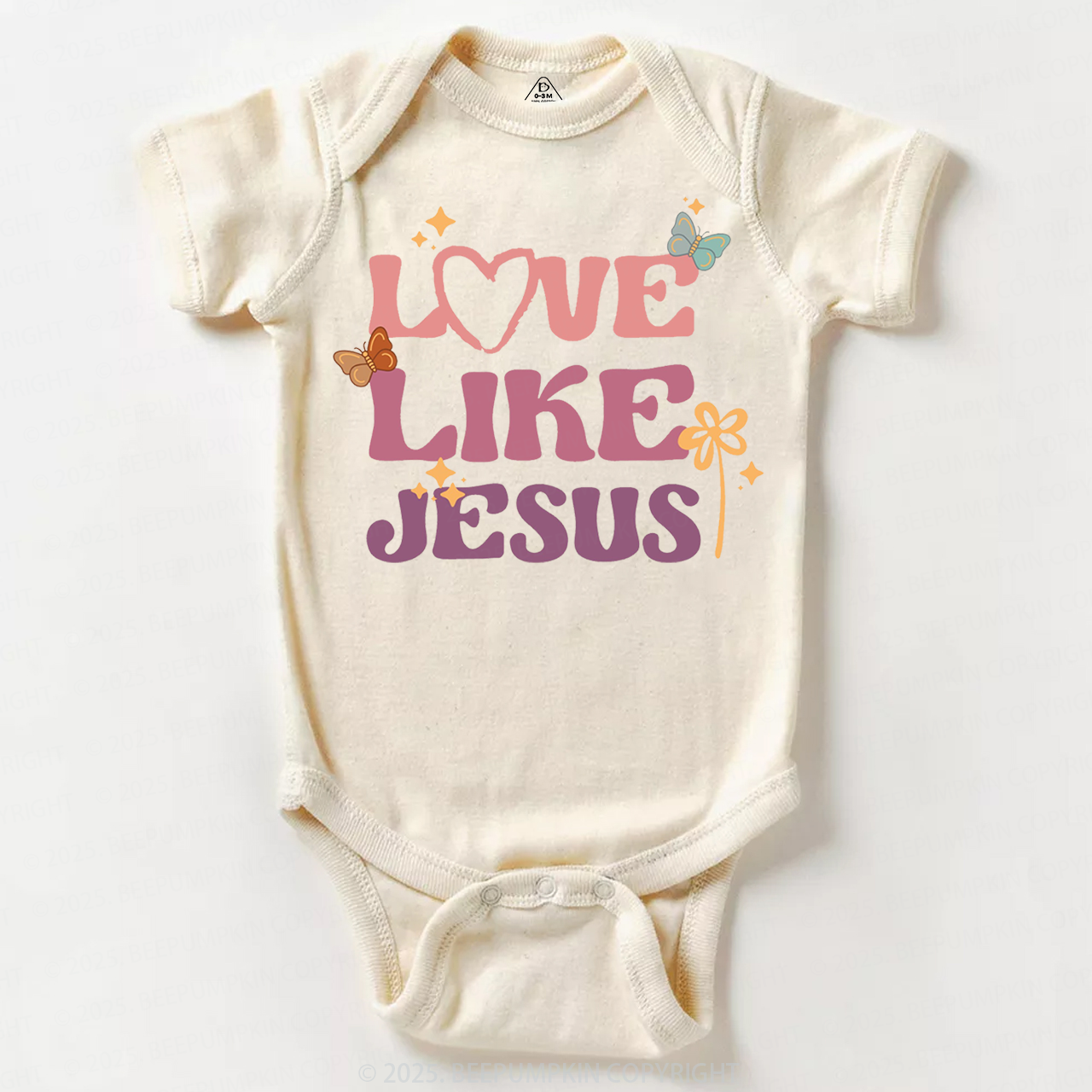 Love Like Jesus Bodysuit Beepumpkin