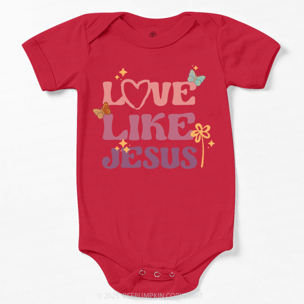 Love Like Jesus Bodysuit Beepumpkin