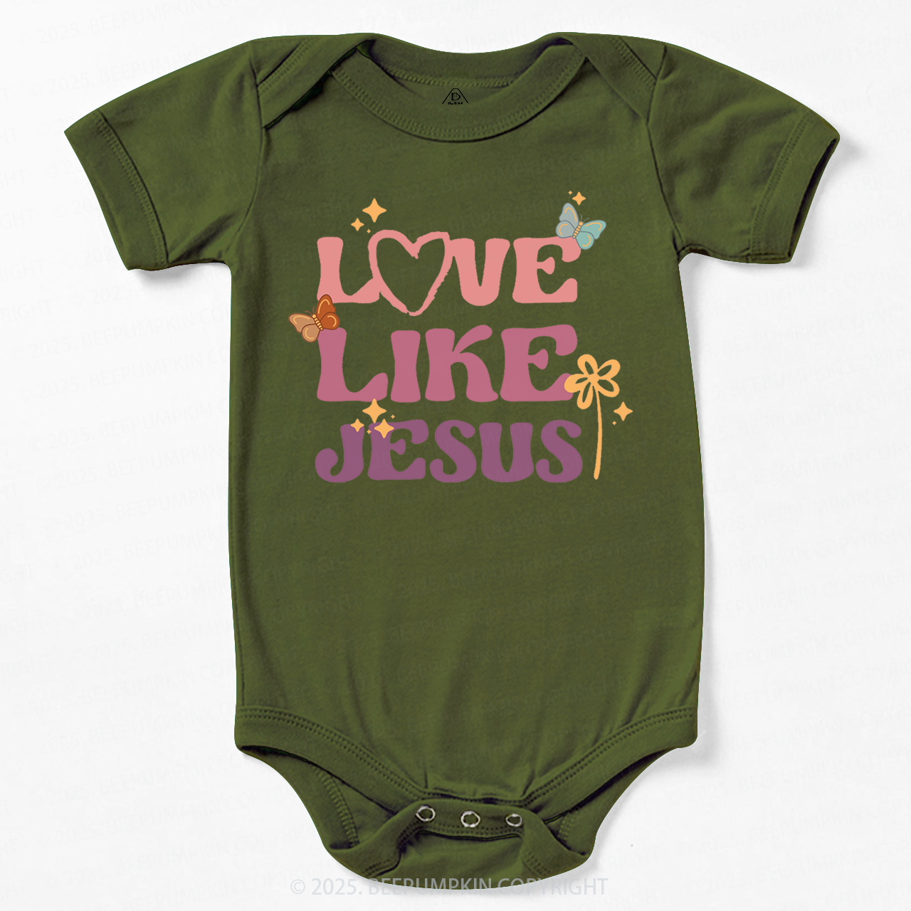 Love Like Jesus Bodysuit Beepumpkin