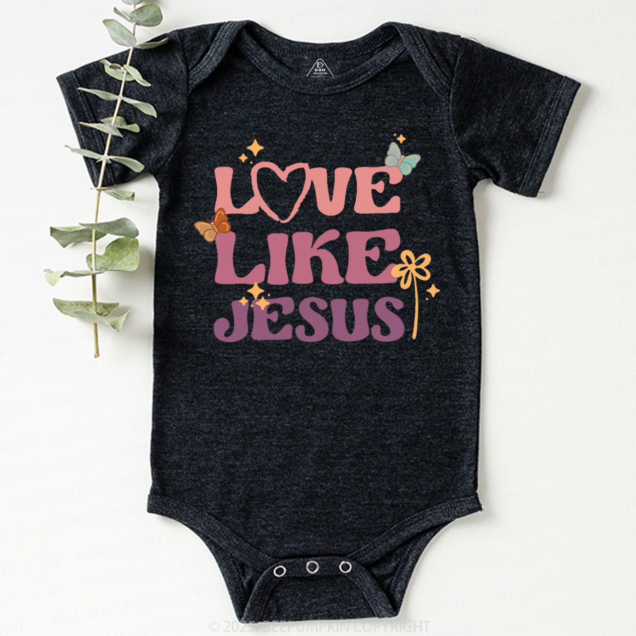 Love Like Jesus Bodysuit Beepumpkin