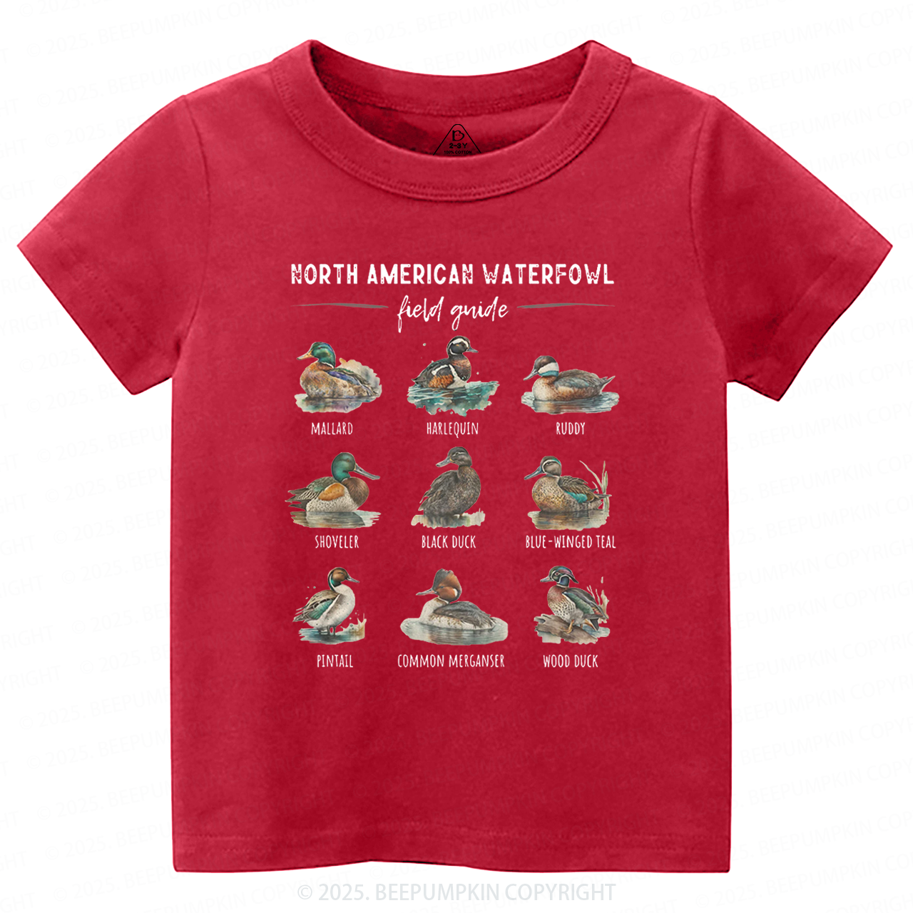 Ducks of North America Toddler&Kid's Tees Beepumpkin