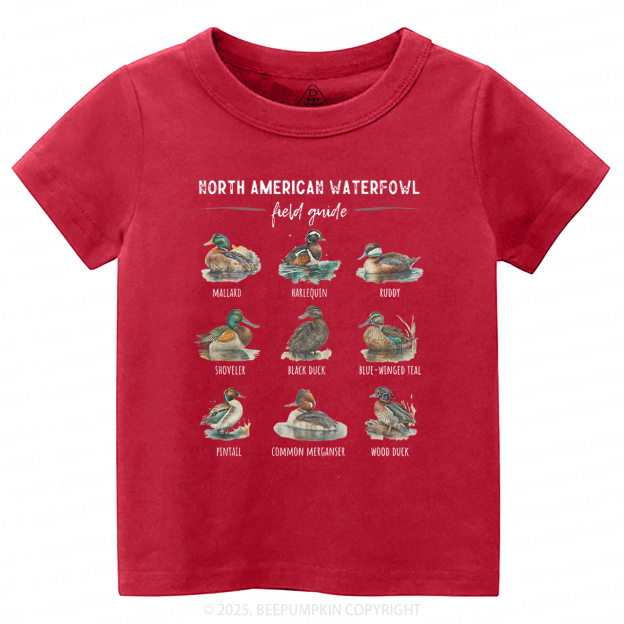 Ducks of North America Toddler&Kid's Tees Beepumpkin